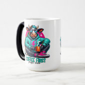Koffie eerst  magische mok (Voorkant links)