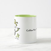 Koffie eerst, Mojitos later keramische Mok (Midden)