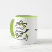 Koffie eerst, Mojitos later keramische Mok (Voorkant links)