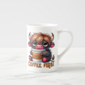 Koffie Eerst  Porselein Kop (Rechts)