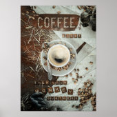 Koffie eerst poster (Voorkant)