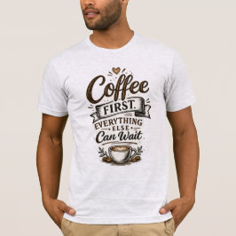 Koffie Eerst Tee T-shirt