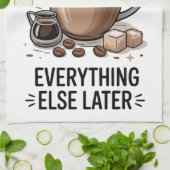 Koffie Eerst Theedoek (Gevouwen)