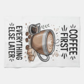 Koffie Eerst Theedoek (Horizontaal)