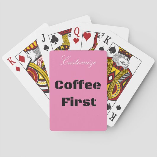 Koffie eerst Thunder_Cove Pokerkaarten (Achterkant)