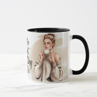 Koffie eerst volwassen later grappige mok