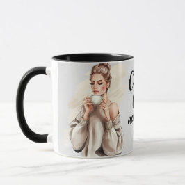 Koffie eerst volwassen later grappige mok