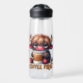 Koffie Eerst Waterfles (Voorkant)