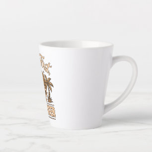 Koffie Eerst, Werk Later – Powered by Caffeïne Latte Mok