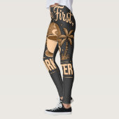 Koffie Eerst, Werk Later – Powered by Caffeïne Leggings (Links)