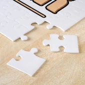 Koffie Eerst, Werk Later – Powered by Caffeïne Legpuzzel (Zijkant)