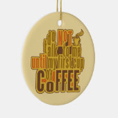 KOFFIE EERSTE aangepaste ornament (Rechts)