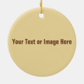 KOFFIE EERSTE aangepaste ornament (Achterkant)