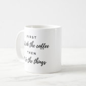 Koffie - Eerste drink b) Koffiemok (Voorkant links)