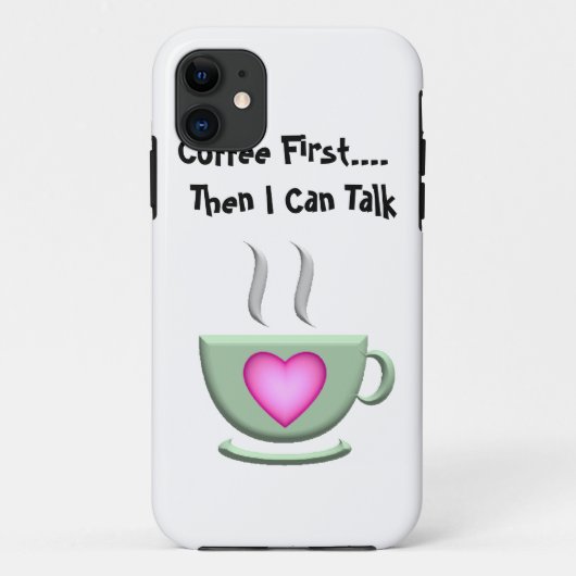 Koffie eerste iPhone5 Hoesje (Achterkant)