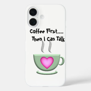 Koffie eerste iPhone hoesje