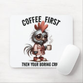 Koffie eerste meme muismat (Met muis)