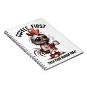 Koffie eerste meme notitieboek (Rechterzijde)