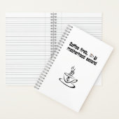 Koffie eerste moederschap tweede - vetgedrukte typ notitieboek (Binnen)