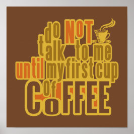 KOFFIE EERSTE poster