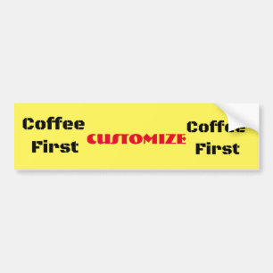 Koffie eerste Thunder_Cove Bumpersticker