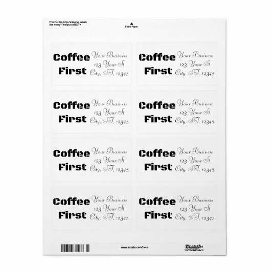 Koffie eerste Thunder_Cove Etiket (Full Sheet)