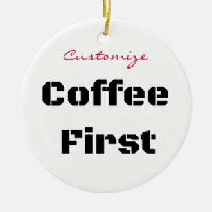 Koffie eerste Thunder_Cove Keramisch Ornament