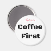 Koffie eerste Thunder_Cove Magneet (Voorkant / Achterkant)