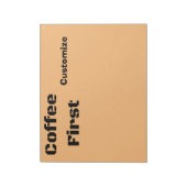 Koffie eerste Thunder_Cove Notitieblok (Linkerzijde)