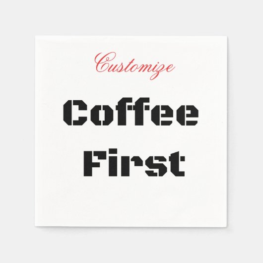 Koffie eerste Thunder_Cove Servet (Voorkant)