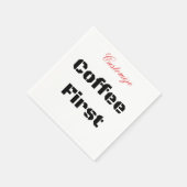 Koffie eerste Thunder_Cove Servet (Hoek)