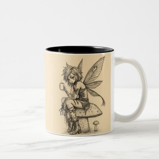 Koffie Elf Tweekleurige Koffiemok (Rechts)