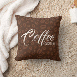 Koffie elke dag. Koffiebonen Sierkussen Decor