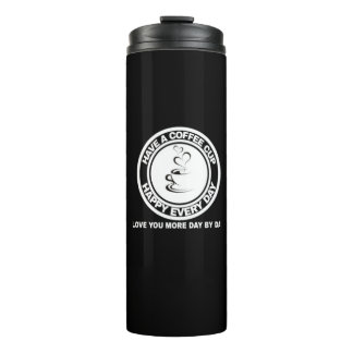Koffie elke dag thermosbeker