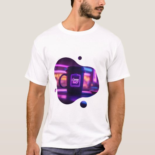 koffie elke dag VADERS DAG T-shirt (Voorkant)