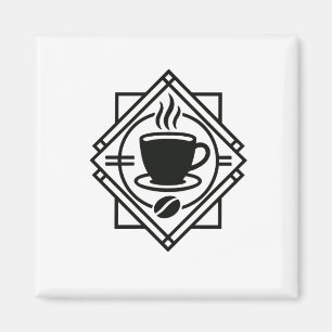 Koffie-embleem magneet