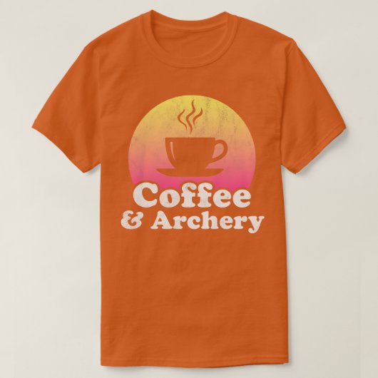 Koffie en aardewerk t-shirt (Design voorkant)