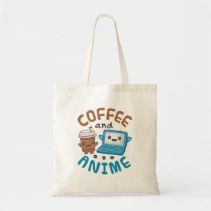 Koffie en animatie tote bag