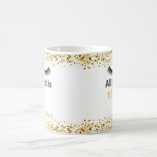 Koffie en as koffiemok (Center)