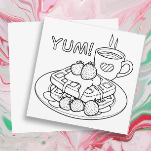 Koffie en bagel Kleur mij