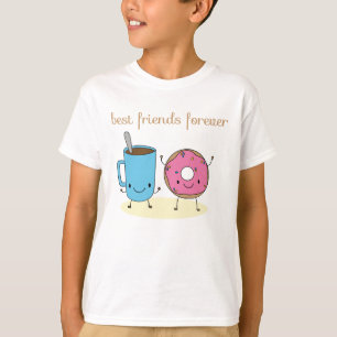 Koffie en beste vriend Donut T-shirt