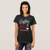 Koffie- en bewerkingsschrijver t-shirt (Voorkant volledig)