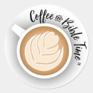 Koffie en bijbel Tijd Logo Sticker