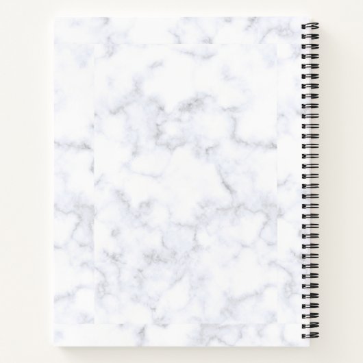 Koffie- en bijbeltijdmarmer notitieboek (Achterkant)