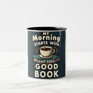 Koffie en boek Mok