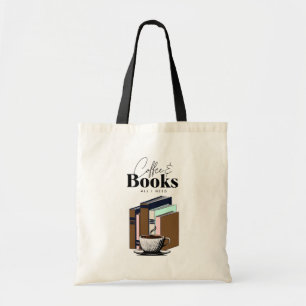  koffie en boeken alles wat ik nodig heb tote bag