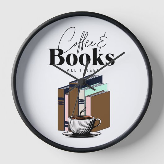 Koffie en boeken is alles wat ik nodig heb (Voorkant)