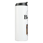 Koffie en boeken is alles wat ik nodig heb thermosbeker (Gedraaid links)