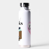 Koffie en boeken is alles wat ik nodig heb  waterfles (Links)