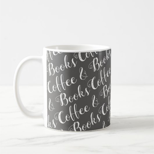 Koffie en boeken koffiemok (Links)